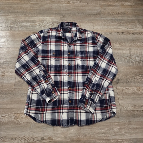 J. Crew Other - J.Crew Button Down Flannel Slim Fit Long Sleeve Shirt Mens Size Large